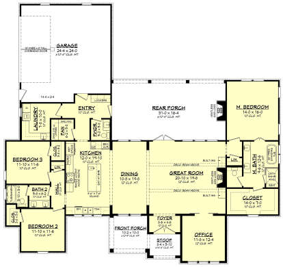 House Plan House Plan #29369 Drawing 1