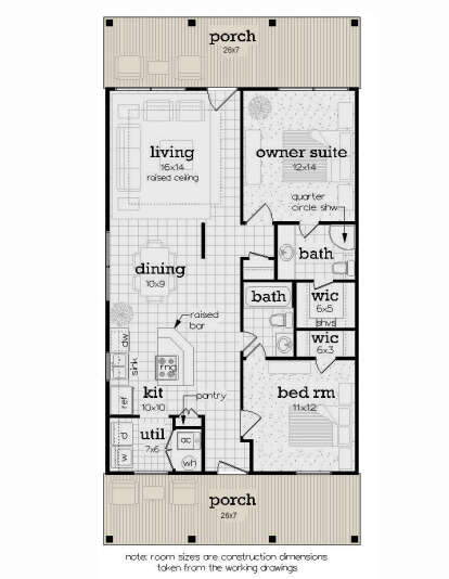 Main Floor for House Plan #048-00294