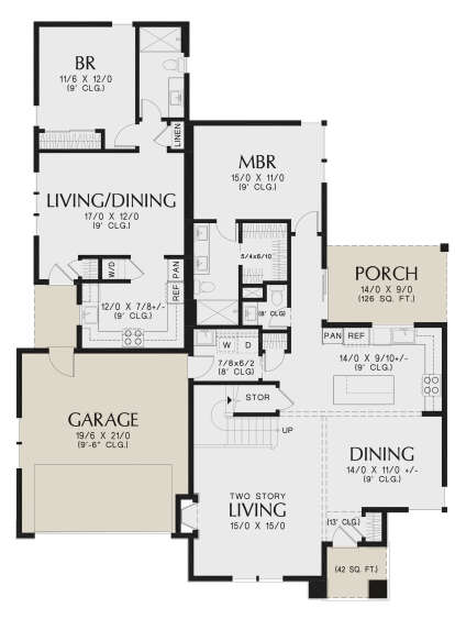 Main Floor for House Plan #2559-00983