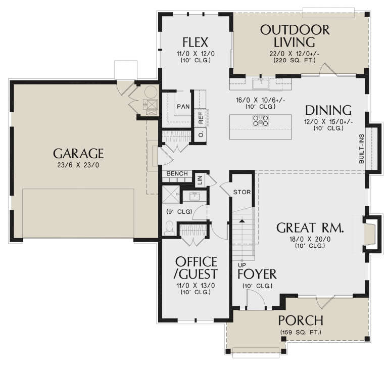 House Plan House Plan #29377 Drawing 1