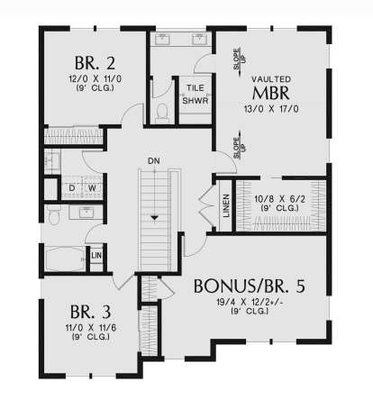 Second Floor for House Plan #2559-00985