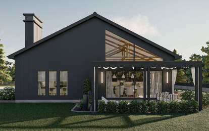 Barn House Plan #963-00803 Elevation Photo