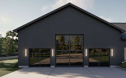 Barn House Plan #963-00803 Elevation Photo