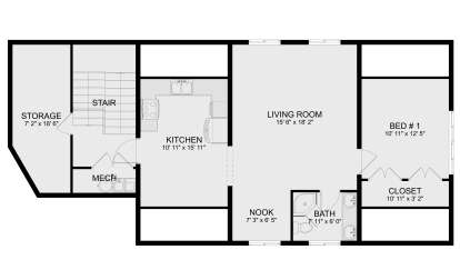 Second Floor for House Plan #2802-00224