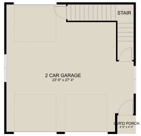 Garage Floor for House Plan #2802-00225