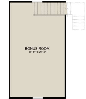 Bonus Room for House Plan #2802-00225