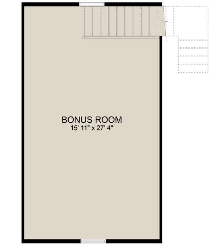 Bonus Room for House Plan #2802-00225