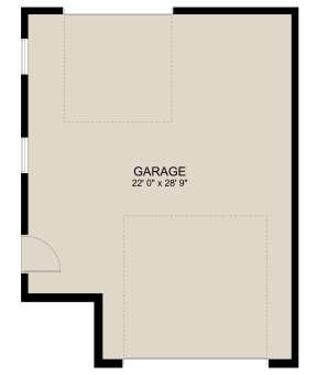 Garage Floor for House Plan #2802-00226