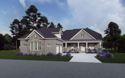 Craftsman House Plan #425-00051 Elevation Photo