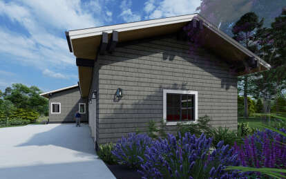 Modern Transitional House Plan #425-00052 Elevation Photo