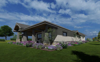 Craftsman House Plan #425-00053 Elevation Photo