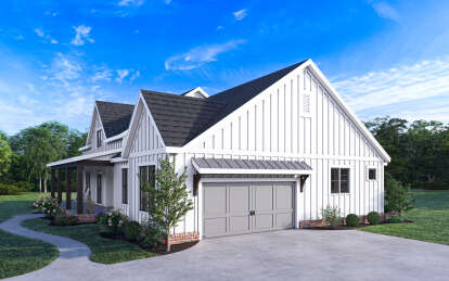 Modern Farmhouse House Plan #009-00361 Elevation Photo
