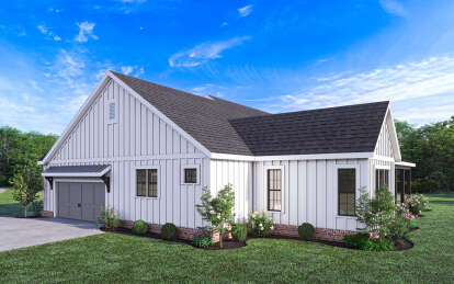 Modern Farmhouse House Plan #009-00361 Elevation Photo