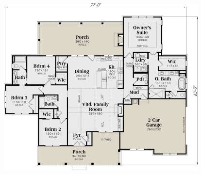 House Plan House Plan #29390 Drawing 1