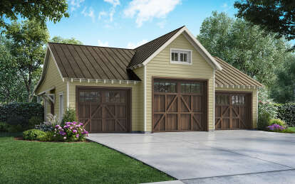House Plan House Plan #29392 Angled Front Elevation