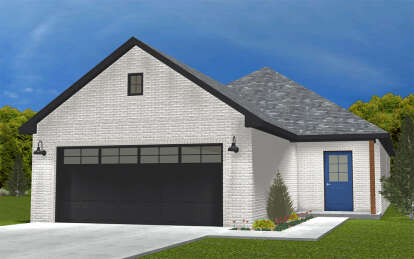 House Plan House Plan #29393 Angled Front Elevation