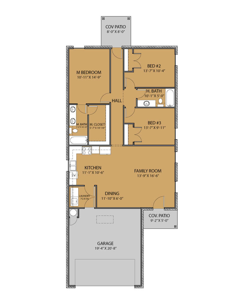 House Plan House Plan #29393 Drawing 1