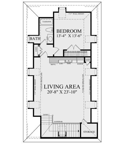 Second Floor for House Plan #7922-00250