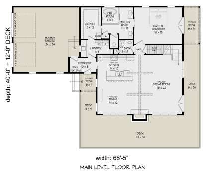 Main Floor  for House Plan #940-00805