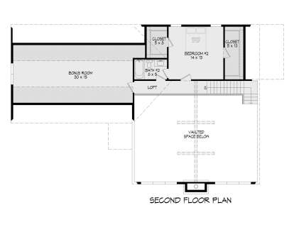 Second Floor for House Plan #940-00805