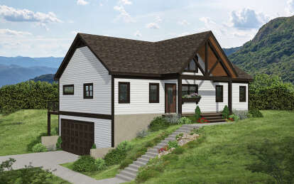 Mountain House Plan #940-00806 Elevation Photo