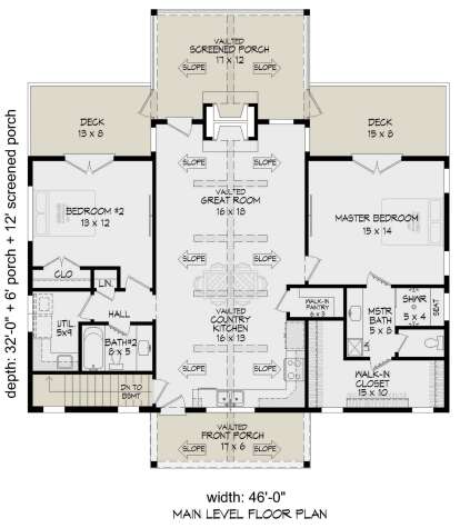 Main Floor  for House Plan #940-00806