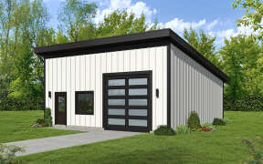 Modern House Plan #940-00808 Elevation Photo