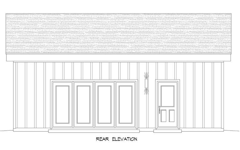 Modern House Plan #940-00808 Elevation Photo
