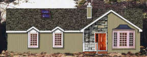 Country House Plan #033-00070 Elevation Photo