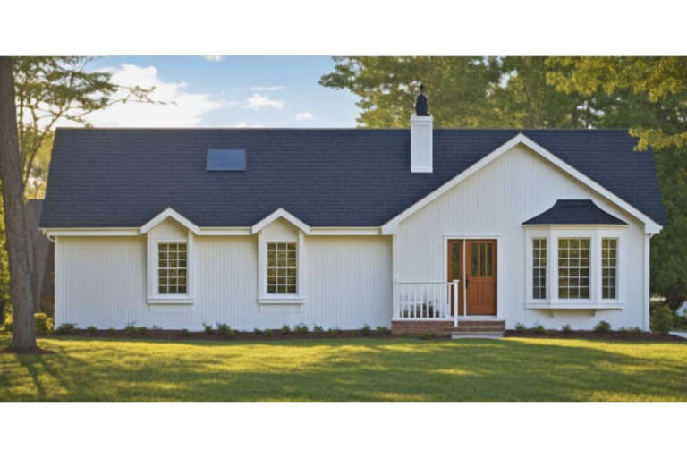 Country House Plan #033-00070 Elevation Photo