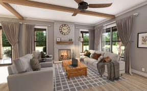 Barn House Plan #009-00362 Additional Photo