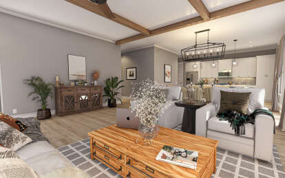 Barn House Plan #009-00362 Additional Photo