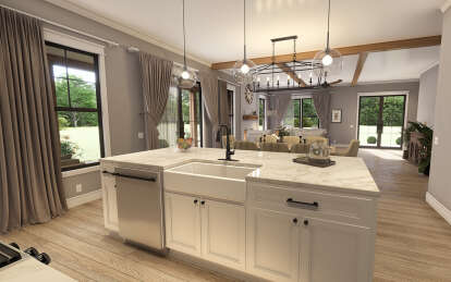 Barn House Plan #009-00362 Additional Photo