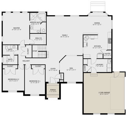 Main Floor  for House Plan #2802-00227
