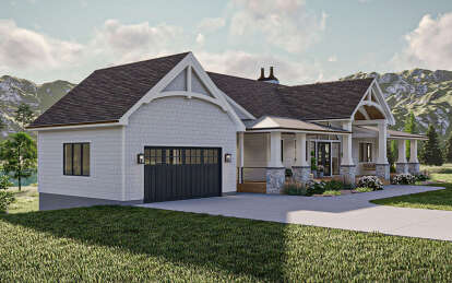Lake Front House Plan #963-00806 Elevation Photo