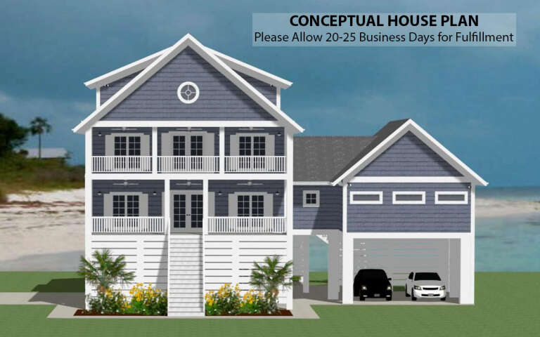 House Plan House Plan #29406 Front Elevation 