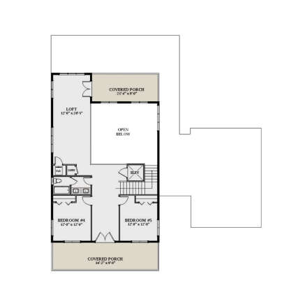 Third Floor for House Plan #6849-00142