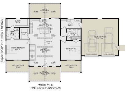 Main Floor  for House Plan #940-00811