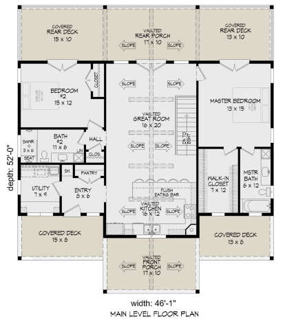 Main Floor  for House Plan #940-00812