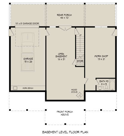 Basement for House Plan #940-00812