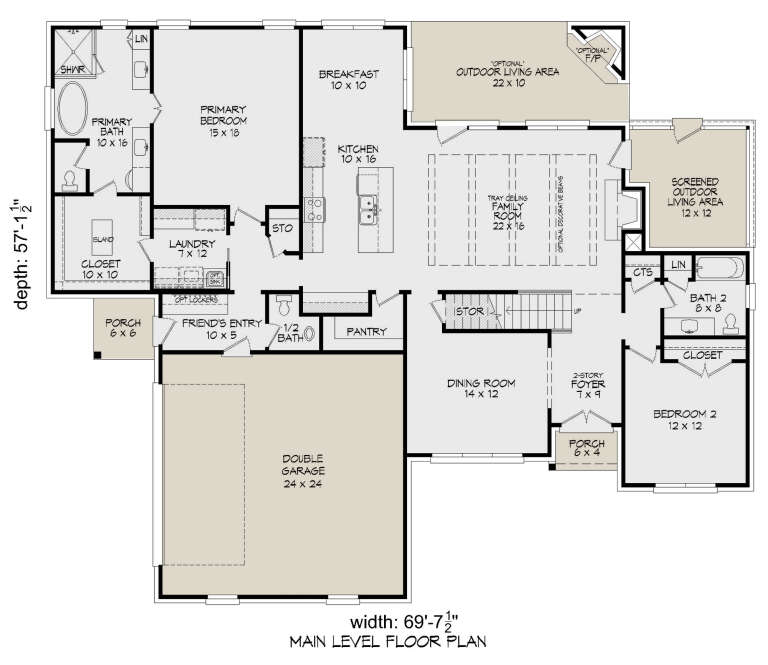 House Plan House Plan #29410 Drawing 1