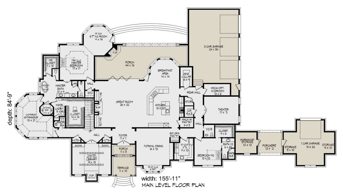 Main Floor  for House Plan #940-00815