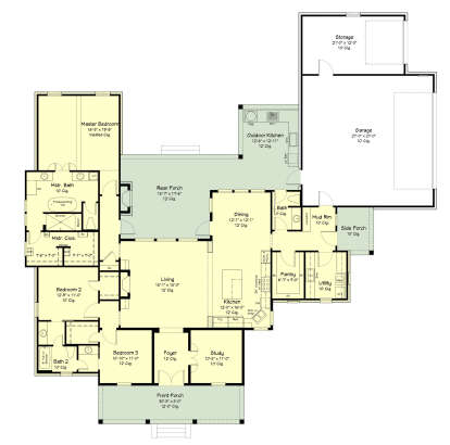 Main Floor  for House Plan #7516-00077