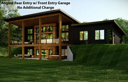 Lake Front House Plan #5032-00248 Elevation Photo