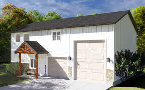 Modern Farmhouse House Plan #2802-00229 Elevation Photo