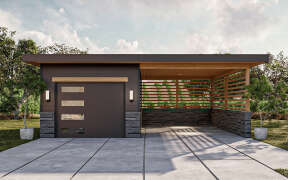 Modern House Plan #963-00807 Elevation Photo