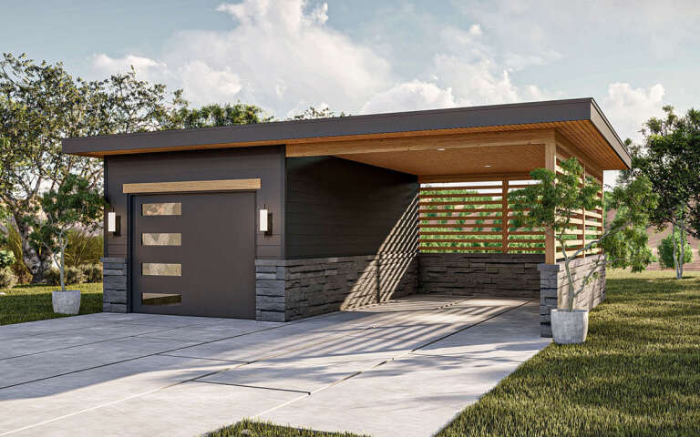 Modern House Plan #963-00807 Elevation Photo