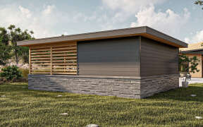 Modern House Plan #963-00807 Elevation Photo