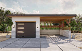 Modern House Plan #963-00807 Elevation Photo