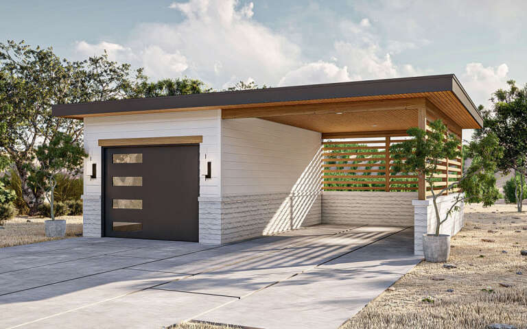 Modern House Plan #963-00807 Elevation Photo